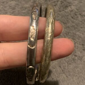 925 STERLING Signed Bracelets (2)